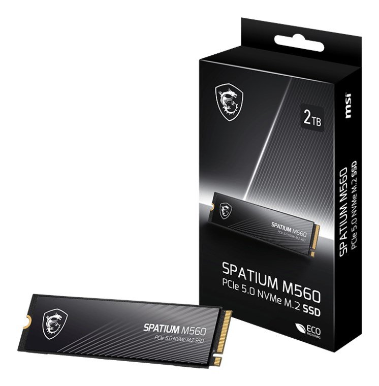 MSI Spatium M560 PCIE 5.0 NVME M.2 2 TB PCI Express 5.0 3D NAND #2