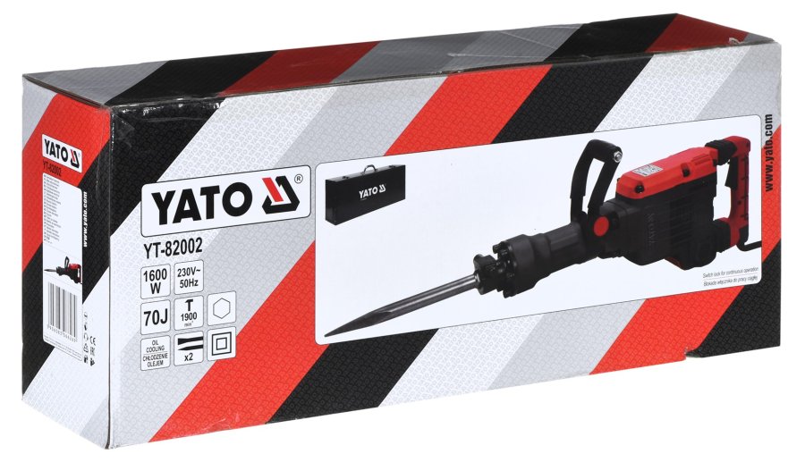 Yato YT-82002 slaghammer Sort, Rd 1600 W #22