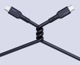 AUKEY CB-SCC101 USB-C Type-C Power Delivery PD 100W 5A 1m Silikon Sort #8