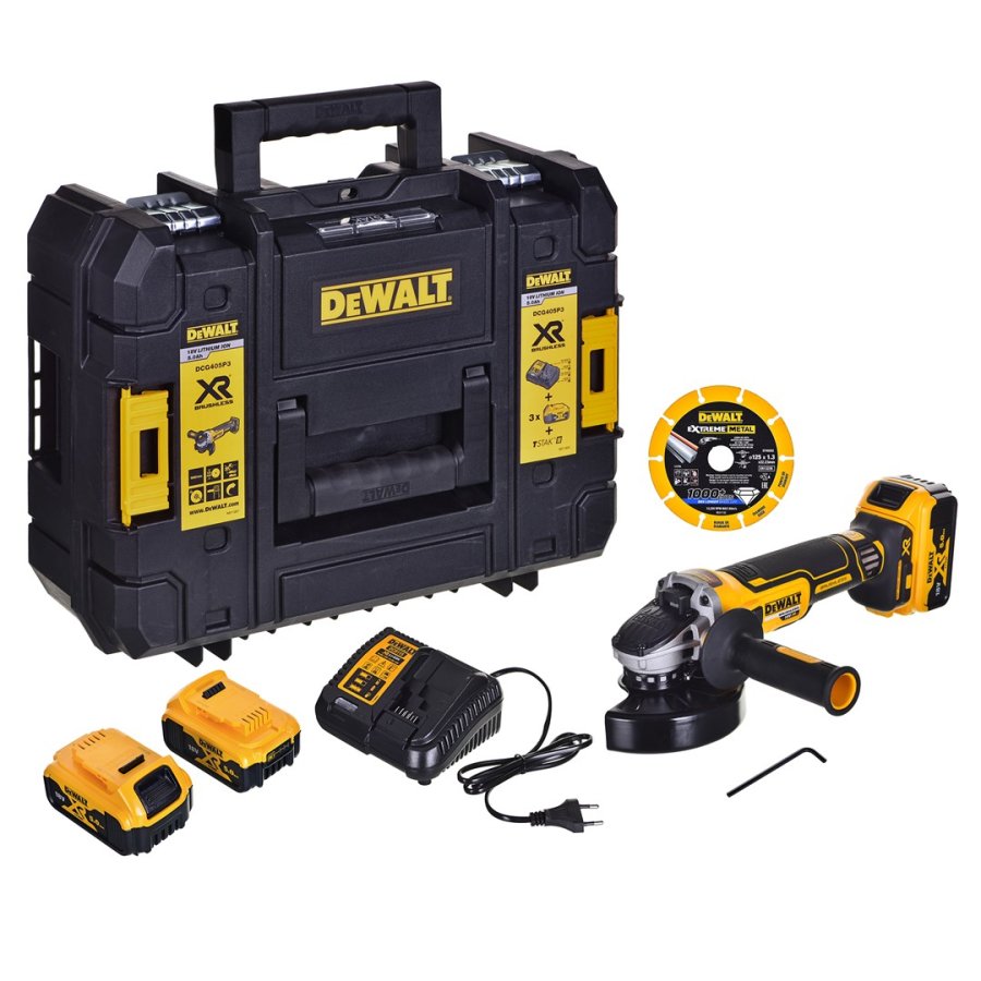 DeWalt DCG405P3-QW Cordless Angle Grinder #1