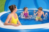 Oppustelig Pool til Brn Bestway Multifarvet 241 x 241 x 140 cm #23