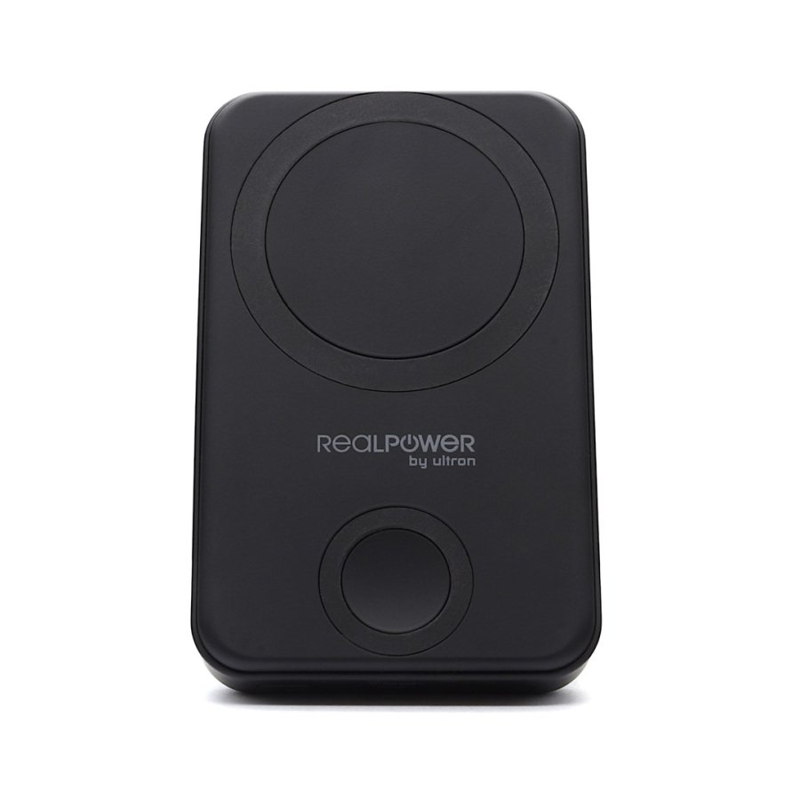RealPower 444408 powerbank 10000 mAh Tr�dl�s opladning Sort #2