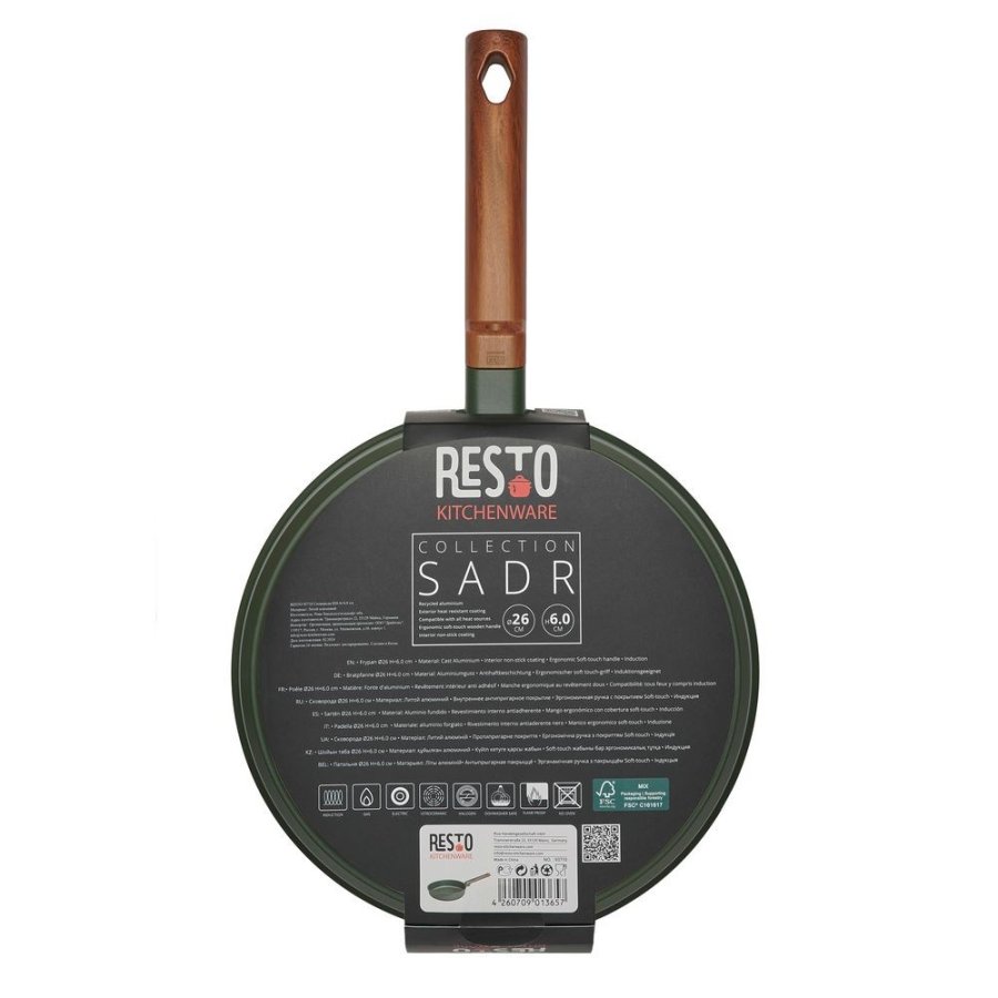 Resto Kitchenware Sadr Gryde til alle forml Rund #25