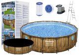 Bestway 11798 swimmingpool til over jorden Indrammet pool #1