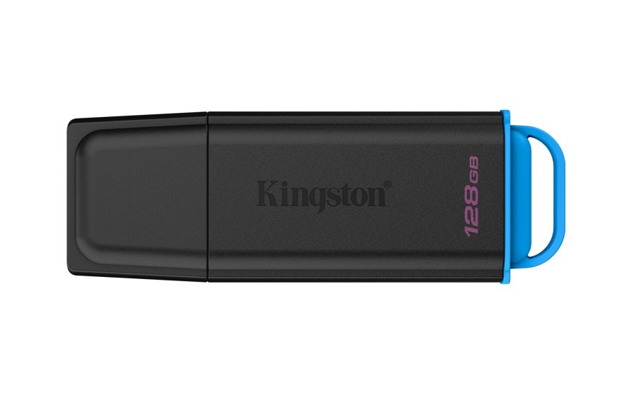 Kingston Technology DataTraveler Exodia USB-n�gle 128 GB USB Type-A 3.2 Gen 1 (3.1 Gen 1) Sort, Bl� #1