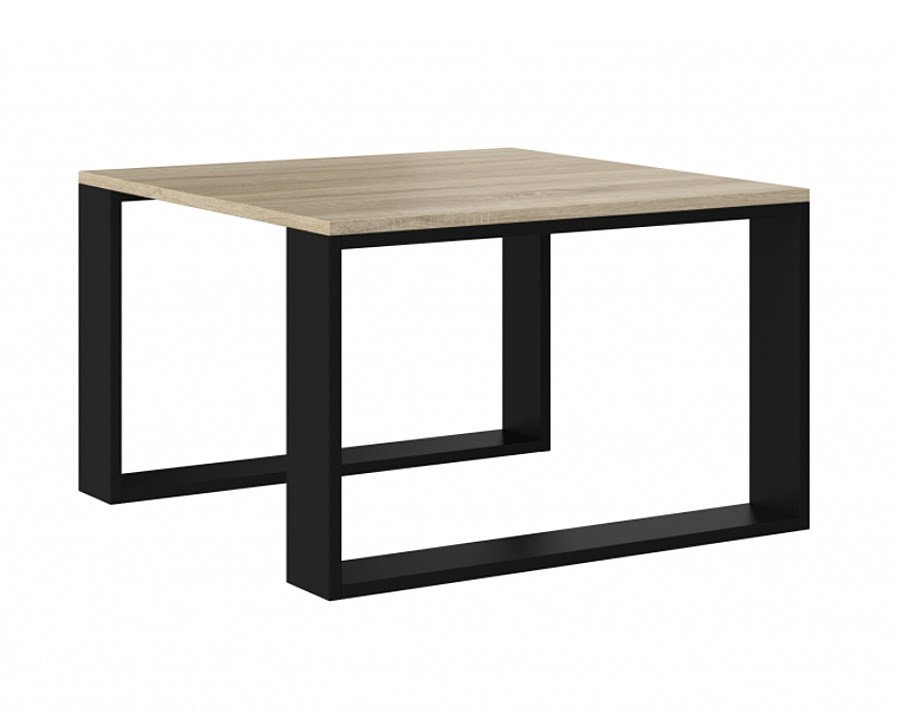 MODERN MINI bord 67x67x40 cm Sonoma-eg/Sort #1
