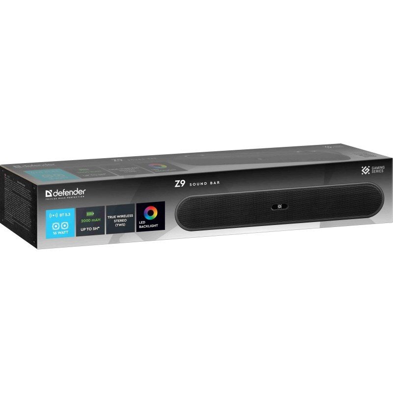 Brbare Bluetooth-hjttalere Defender Z9 Sort 16 W #2