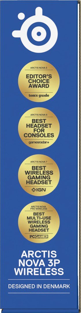 Steelseries Arctis Nova 3P Headset Trdls Musik/hverdag Bluetooth Sort #17