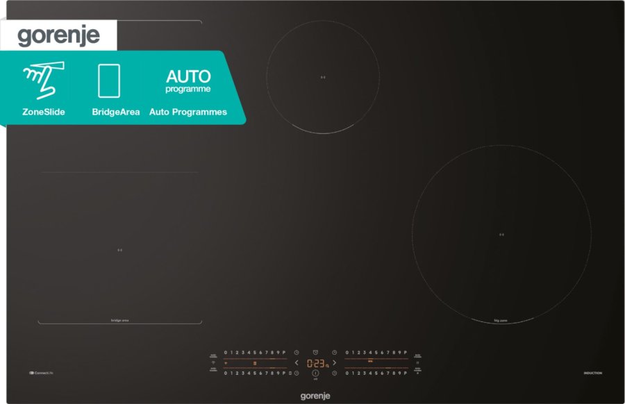 Gorenje GI8432BSCWF Sort Indbygget 60 cm Zone induktionskogeplade 4 zone(s) #1
