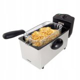 Esperanza FALAFEL Enkelt 3 L Enkeltstende 2200 W Frituregryde Sort, Hvid #9