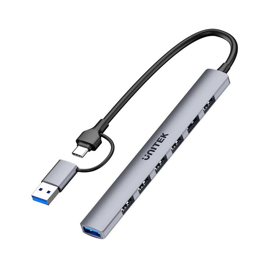 Unitek H1209AGY01 USB-A 5Gbps 7in1 USB-hub #1