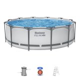 Bestway Steel Pro 56418 swimmingpool til over jorden Indrammet pool Rund 9150 L #12