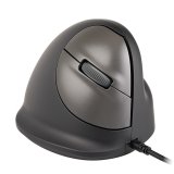 R-Go Tools Ergonomisk mus R-Go HE Break med pause-software, small (h�ndl�ngde ˂165 mm), h�jreh�ndet, kablet, sort #4