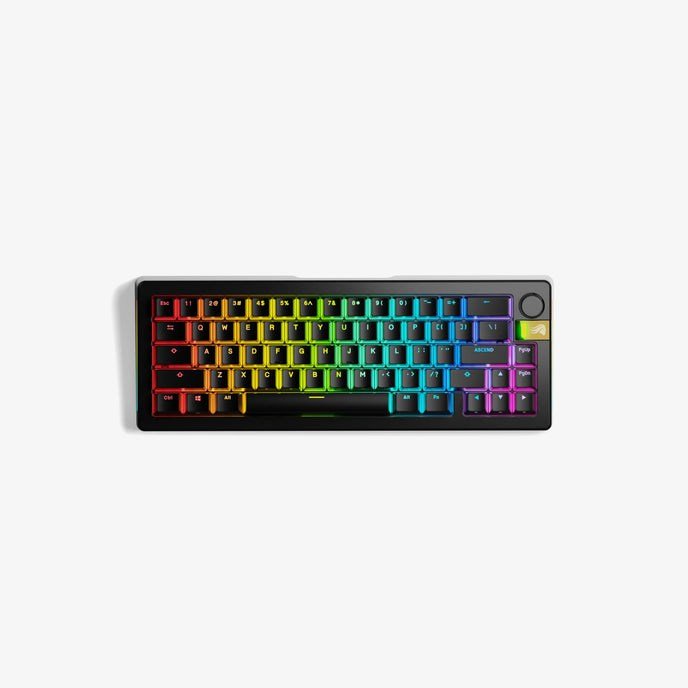 Glorious Gaming GMMK 3 PRO HE 65% Prebuilt Wireless tastatur Spil RF trdlst QWERTY US engelsk Sort #1