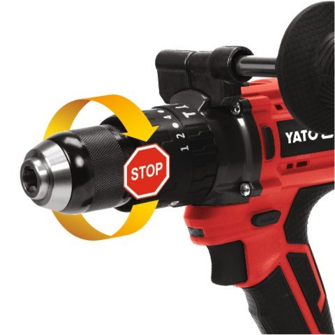 Yato YT-82791 bor 2100 rpm Nglefri 1,4 kg Sort, Rd #10