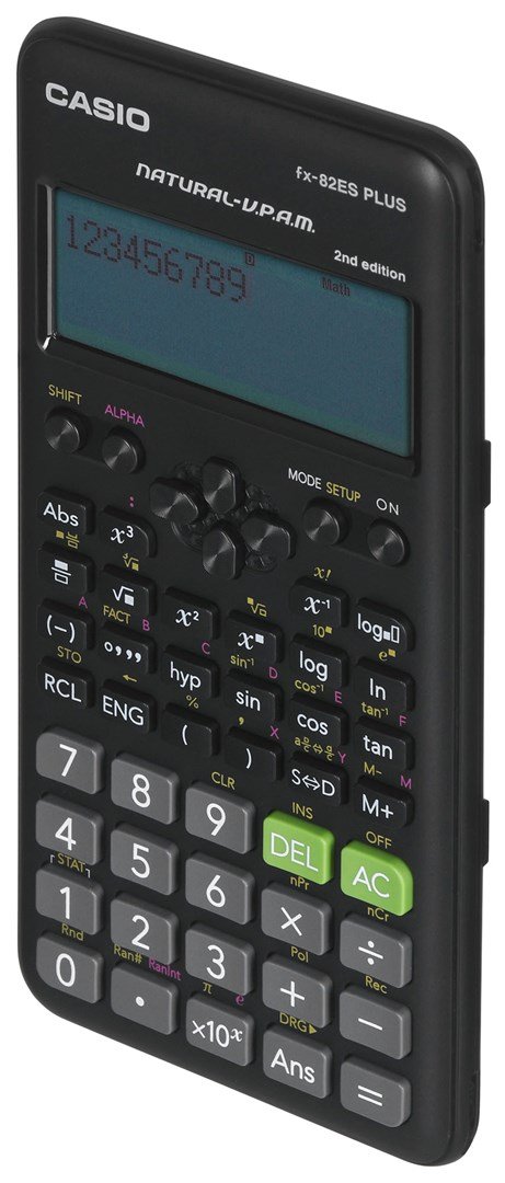 Casio FX-82ES PLUS-2 regnemaskine Lomme Videnskabelig Sort #8