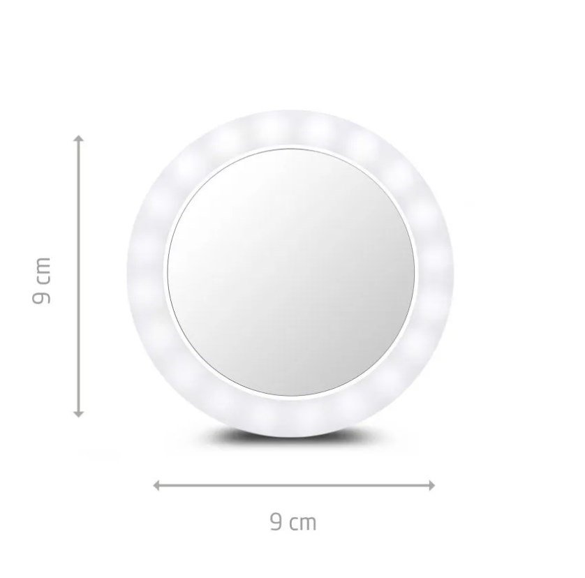 Ecomed 23603 makeup spejl Fritstende Rund Hvid #5