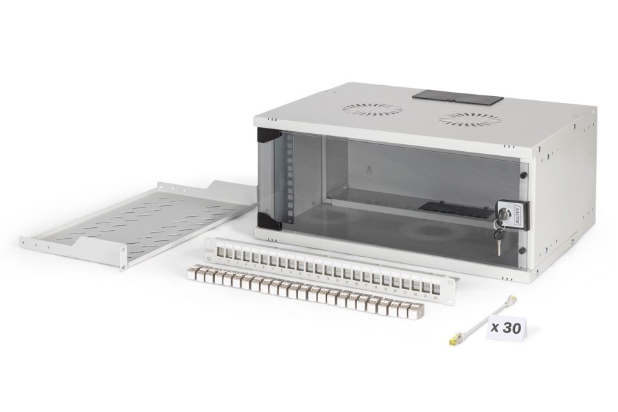 Digitus DN-49200-SET stativ 4U Vgmonteret stativ Gr #1