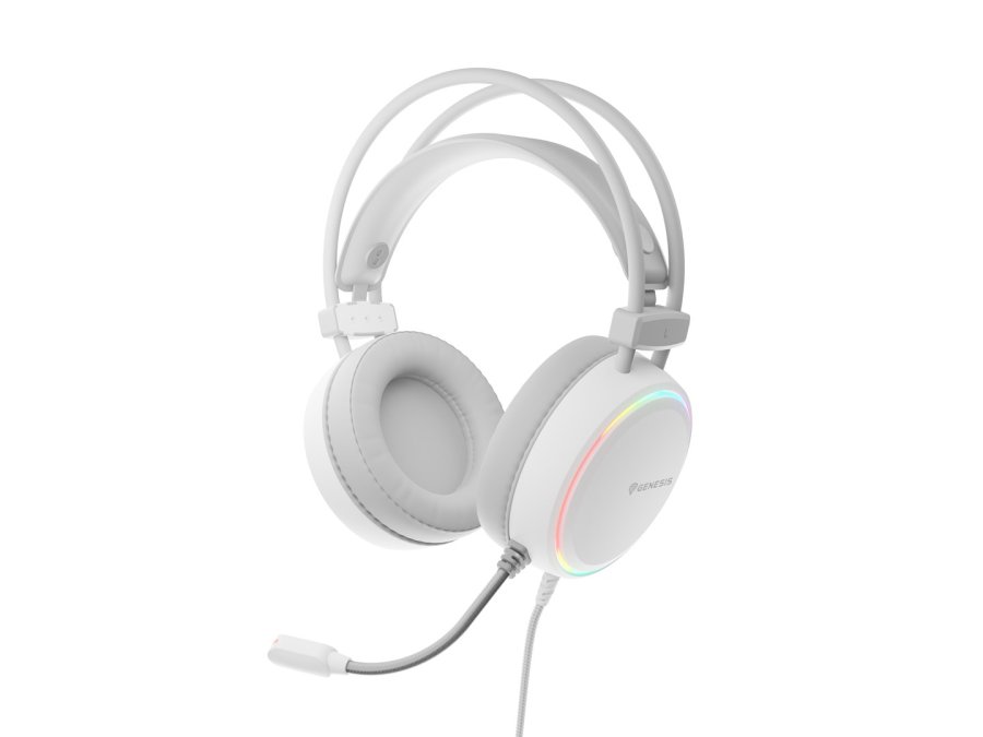 GENESIS Neon 613 Headset Ledningsfrt Spil USB Type-A Hvid #1
