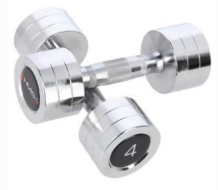 HMS Fitness CHD04 Hndvgt med fast vgt 4 kg 2 stk #7