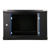 Extralink LITE 6U 530X400 WALL-MOUNTED RACKMOUNT CABINET BLACK Fritst�ende/v�g-/gulvmonteret stativ Sort #1