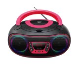 Denver TCL-212BT PINK Brbar CD-afspiller Sort, Lyserd #3