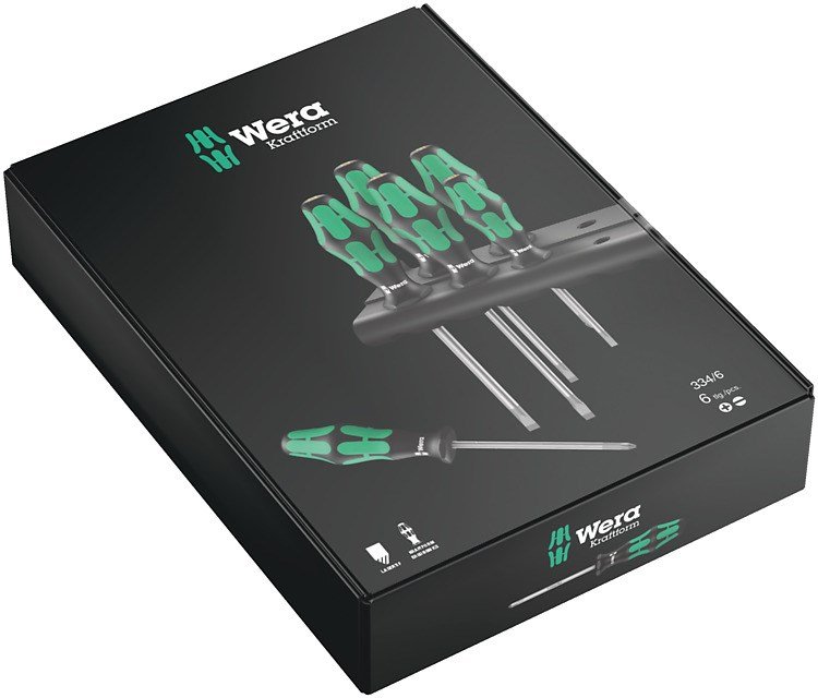WERA 334/6 Kraftform Plus Lasertip screwdriver set #3