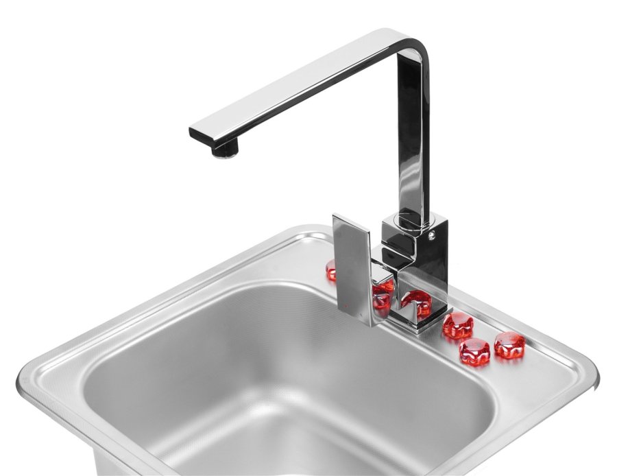 Vask DEANTE Techno (ZEU010A) stl 1-kammer Slv #13
