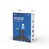 Savio HDMI (M) v2.1 kabel, vinklet, 8K, HDR Dynamic, OFC kobber, 5m, CL-175 #3