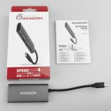 Axagon HMC-4G2 interface hub USB 3.2 Gen 2 (3.1 Gen 2) Type-C 10000 Mbit/s Gr #8