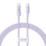Baseus Gem USB C til USB C hurtigopladningskabel 1 m 100 W Lilla #1