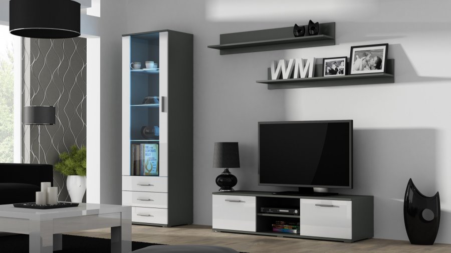 Cama SOHORTV140SZ/BI TV stativ & underholdningscenter 1 hylder #2