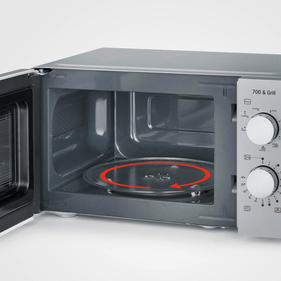 Severin MW 7780 mikroblgeovn Sort, Slv Grill mikroovn Bordplade 17 L 700 W #3