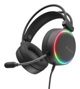 SUCHAWKI NAUSZNE GENESIS NEON 613 G2 RGB Z MIKROFONEM PODWIETLENIE CZARNE #4