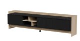 Cama RTV PORTO 3D-skab 190x38x50 eg/sort #1