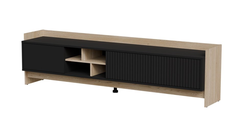 Cama RTV PORTO 3D-skab 190x38x50 eg/sort #1