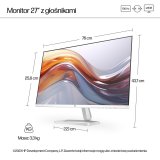 HP Series 5 27 inch FHD Monitor with Speakers - 527sa #9