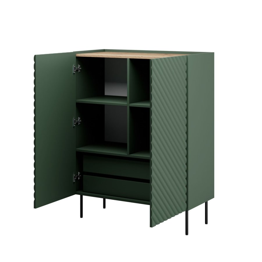 Reol 2D2SZ ONDA 98x45xH127 grn) #4