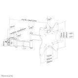 Neomounts FL40-450BL12 tv-beslag 106,7 cm (42
