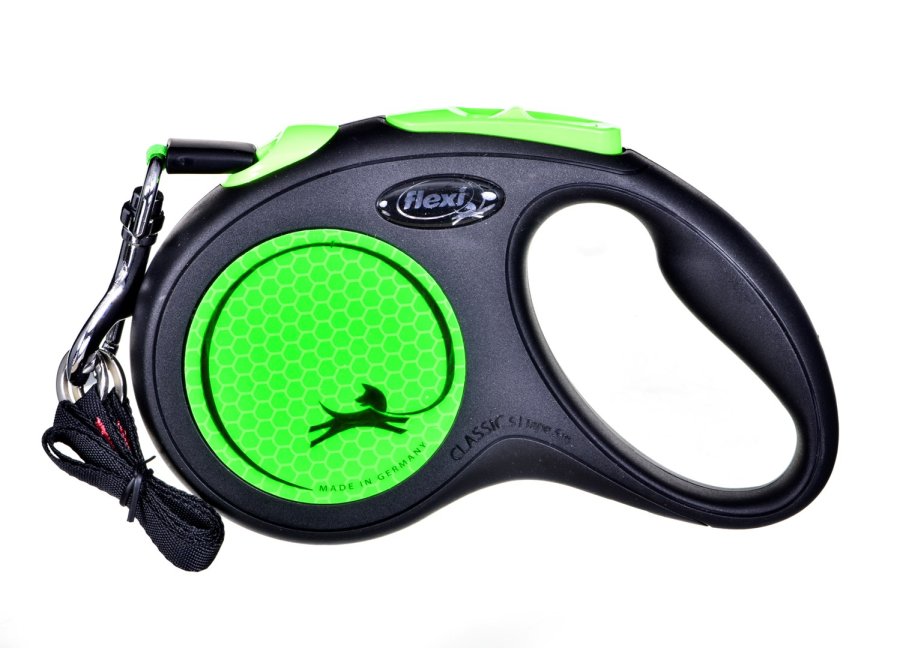 Flexi New Neon S 5 m Fleksibel hundesnor #1