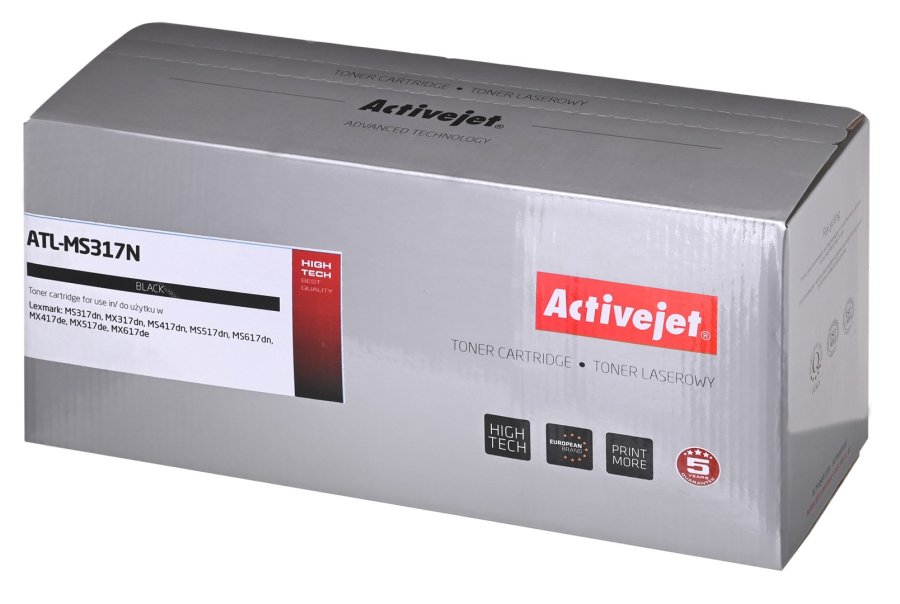 Activejet toner ATL-MS317N til Lexmark; Erstatning Lexmark 51B2000, Supreme; 2500 sider; sort) #1
