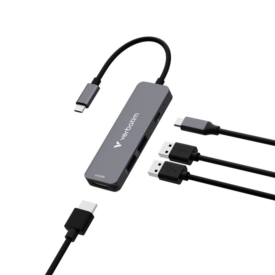 Verbatim 32155 interface hub USB 3.2 Gen 1 (3.1 Gen 1) Type-C 5000 Mbit/s Gr #2