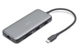 Digitus DA-70914 dockingstation Ledningsfrt USB 3.2 Gen 2 (3.1 Gen 2) Type-C Sort, Gr #4