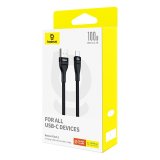 Baseus Flash 2 USB A til USB C hurtigopladningskabel 1 m 100 W Sort #7