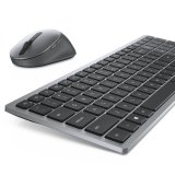DELL KM7120W tastatur Mus inkluderet Kontor RF tr�dl�s + Bluetooth QWERTZ Tysk Gr�, Titanium #9