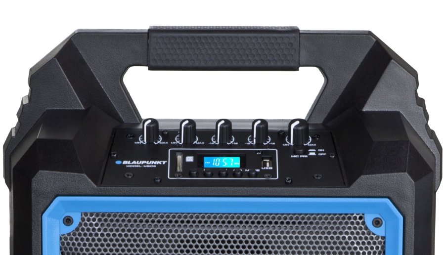 Blaupunkt MB06 b�rbar h�jttaler B�rbar stereoh�jttaler Sort, Bl� 500 W #4