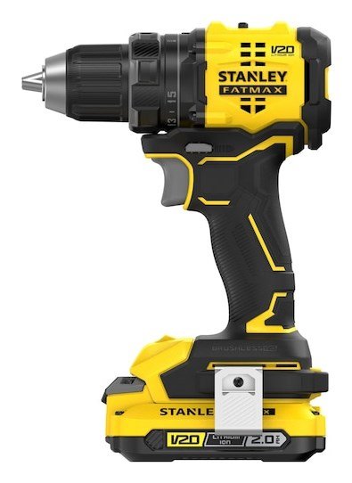 Stanley SFMCD714D2T-QW elektrisk skruetr�kker & slagbor 1900 rpm Sort, Gul #3
