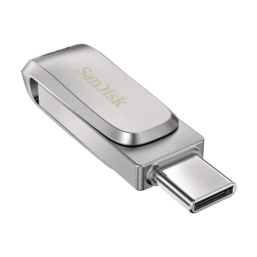 SanDisk Ultra Dual Drive Luxe USB-ngle 256 GB USB Type-A / USB Type-C 3.2 Gen 1 (3.1 Gen 1) Rustfrit stl #5