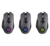 MOUSE DEFENDER GM-514 GLORY OPTIC RF RGB 3200dpi 7P BLACK #3