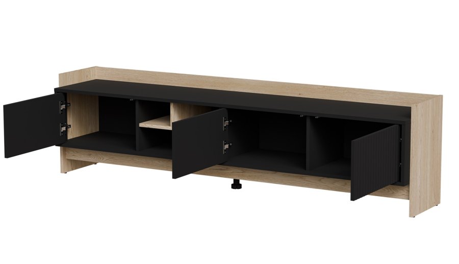 Cama RTV PORTO 3D-skab 190x38x50 eg/sort #2